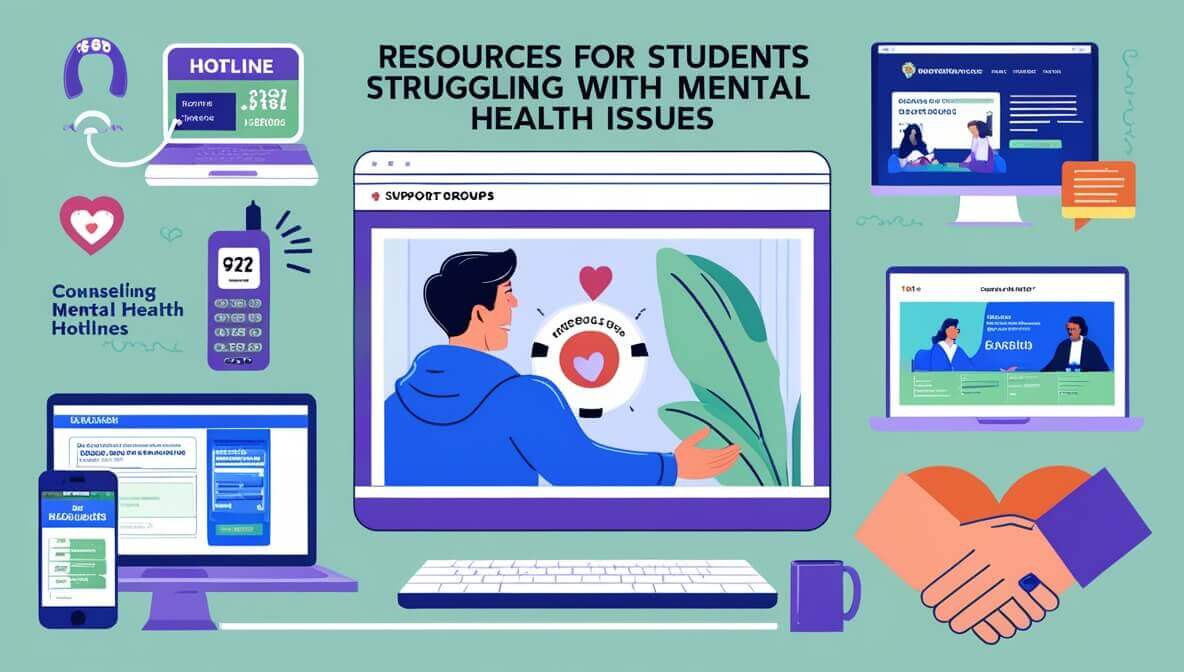 Resources for Students Struggling with Mental Health Issues